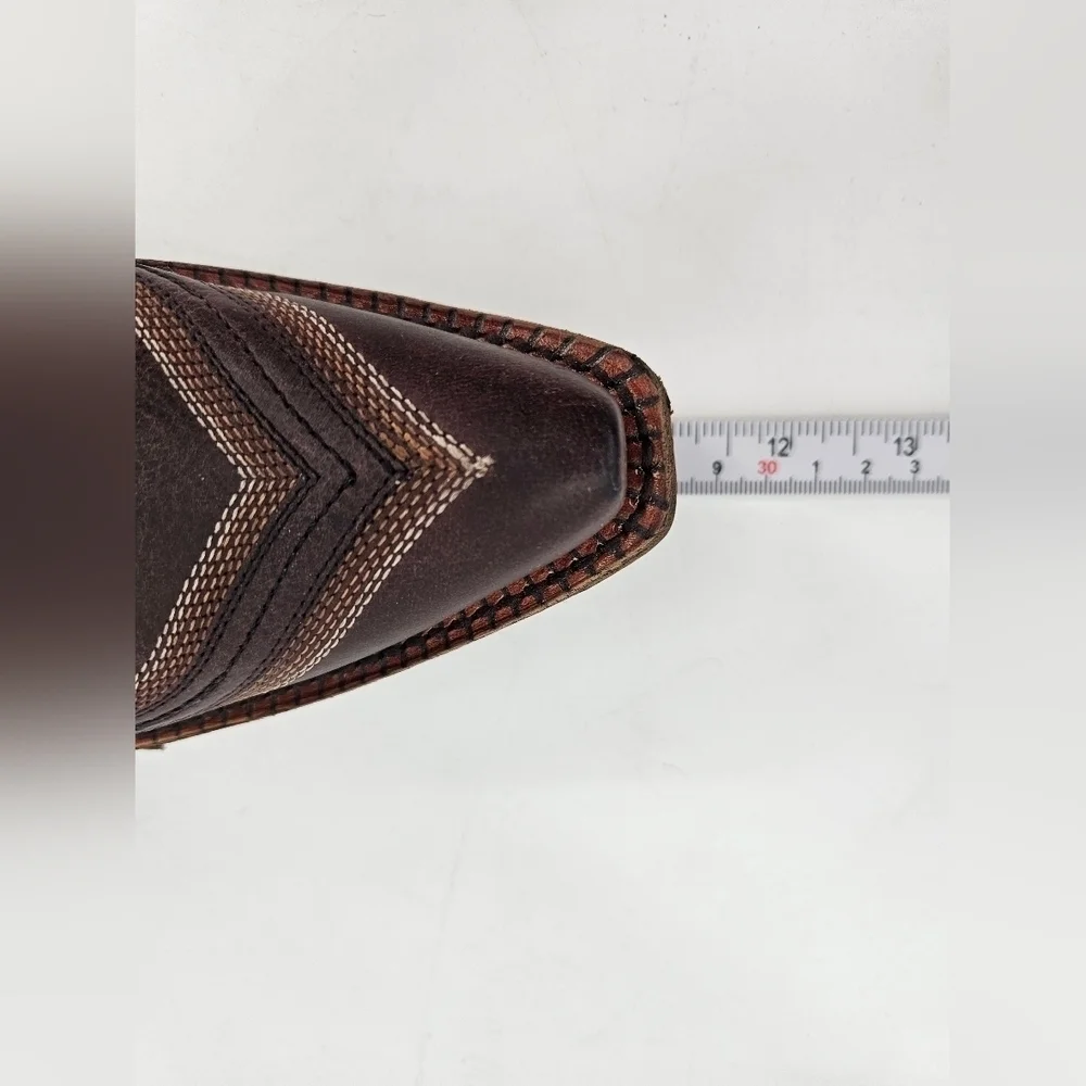 NIB CORRAL Women's 7.5 M Western Cowboy Cowgirl Boots Brown Leather - Picture 5 of 11